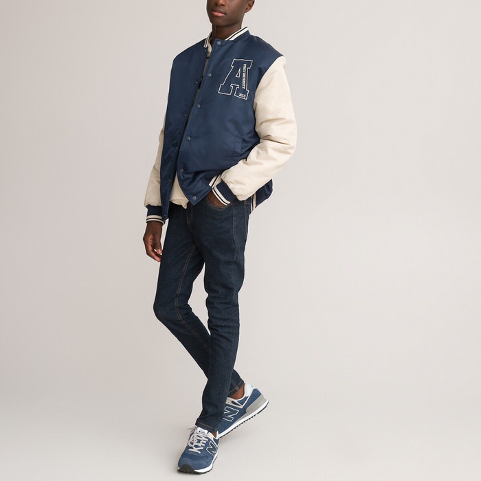 Куртка-бомбер двухцветная